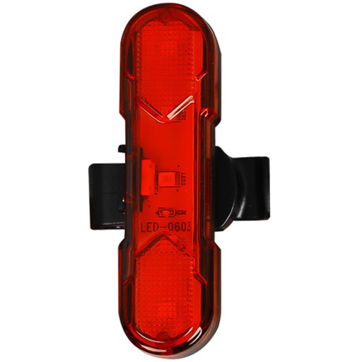 LED ZADNÁ BICYKLE LAMPA, USB BATÉRIA