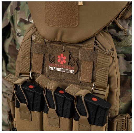 Nášivka na suchý zips VIKING EVAC M-TAC DRAKKAR SHIP PARAMEDYK MORALE COYOTE