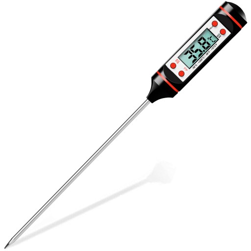 DIGITÁLNY ČEPOVÝ KUCHYNSKÝ TEPLOMER SO SONDOU NA MÄSO, GRIL, PEČENIE, LCD