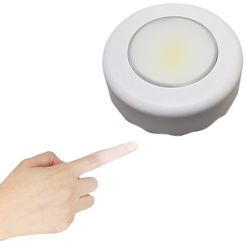 COB LAMP SAMOLEPIACI DOTYKOVÉ BATÉRIE 160LM VEĽMI JASNÉ SVETLO