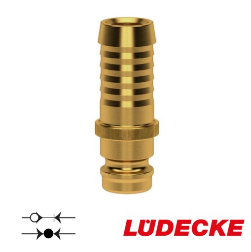 Zátka na reguláciu teploty DN 9 LUDECKE hadicová spojka 13 mm MS