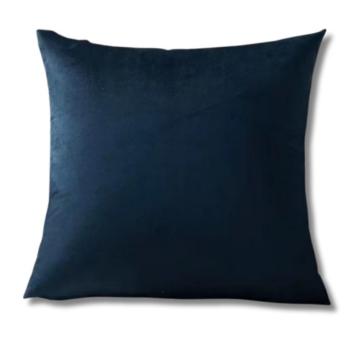 VELÚROVÝ OBLIEK NA VANKÚŠ 40x40 VELVET VELÚR NÁMORNÍCKA MODRÁ