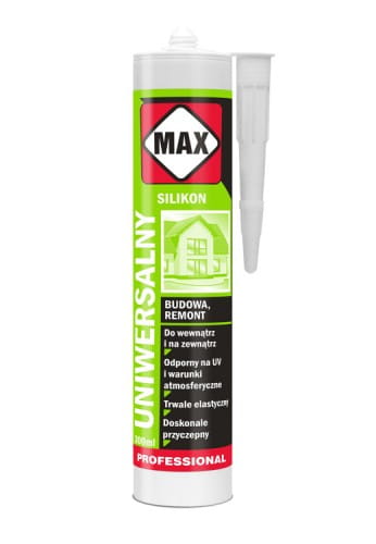 MAX Univerzálny silikón biely 280ml