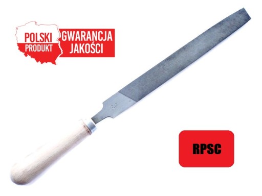 Polguľatý zámočnícky pilník RPSc 125/3 - hladký
