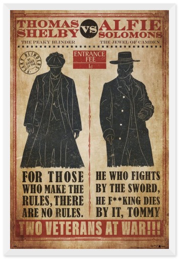 Peaky Blinders filmový plagát Thomasa Alfieho 61x91,5