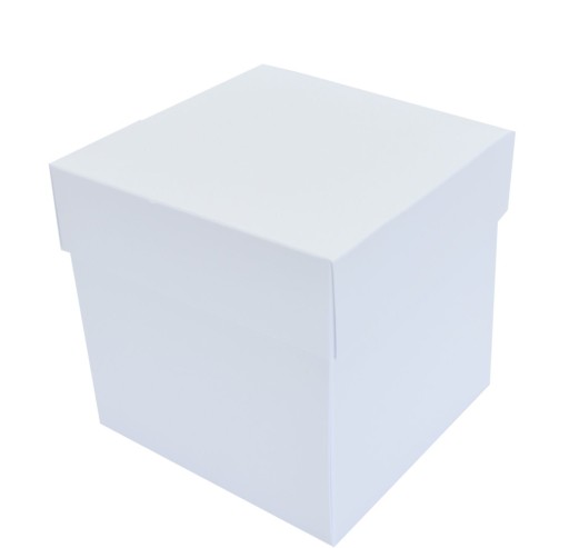 Exploding Box, matná biela, základňa GoatBox