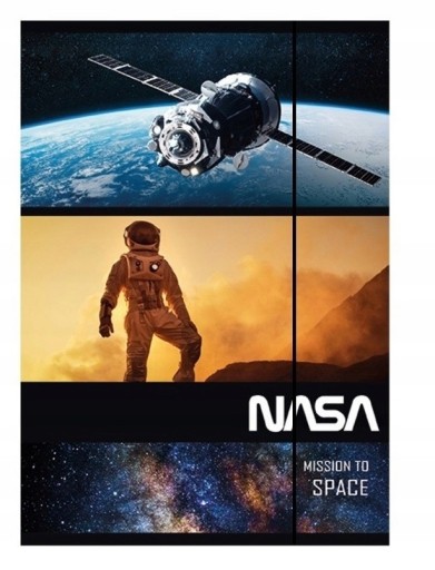 A4 leporelo s gumičkou - Misia NASA