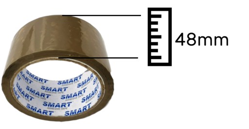 BALiaca páska 48/50Y SMART AKRYL HNEDÉ LEPIDLO
