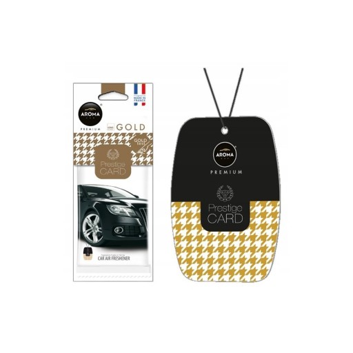 AROMA VÔŇA DO AUTO PRESTIŽNÁ KARTA ZLATÝ PRÍVESOK PREMIUM VÔŇA