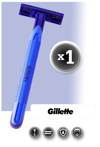 GILLETTE BLUE II PLUS holiaci strojček 1 KS.