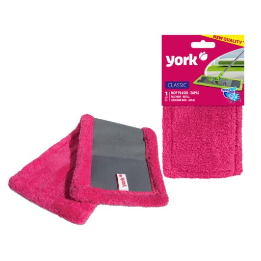 Náplň do plochého mopu CLASSIC York z mikrovlákna, MIX farieb - 1 kus