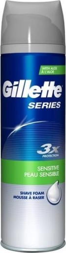Pena na holenie Gillette Sensitive 250 ml
