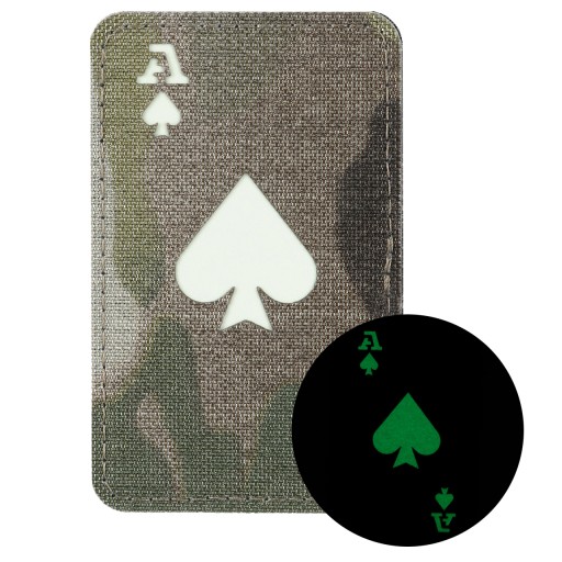 ACE OF SPADES AKO PIK LASEROVÝ REZANÝ ZÁPLATA M-TAC MULTICAM MULTICAM