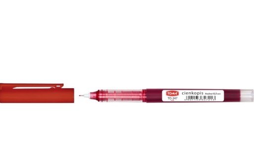 TOMA KONCOVÁ KAPILÁRA 0,5MM ČERVENÁ