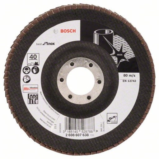 BOSCH KOTOUČ KLAPKA 125mm GR.40 PRE INOX