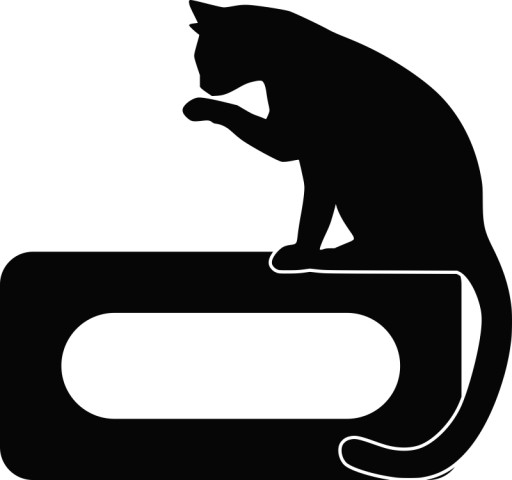 NÁLEPKA na trojkontaktný SWITCH Cat Kitten do obývačky