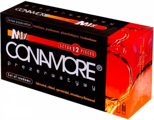 Kondómy CONAMORE MIX 12 kusov