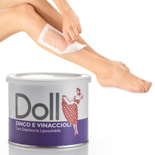 DOLL Xanitalia Depilačný vosk na odstraňovanie chĺpkov v plechovke VINACCIOLI 400ml