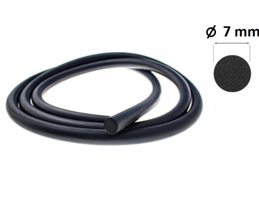 PENOVÉ LANO MIKRO GUMOVÉ TESNENIE EPDM 7mm 5M