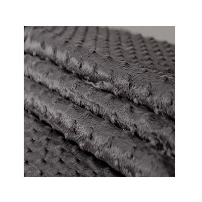 Fleece, materiál MINKY 27 - tmavosivá, mäkká