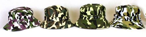 PÁNSKY letný bucket HAT Camo Fish Cap