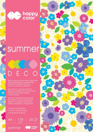 HAPPY COLOR BLOCK DECO LETO
