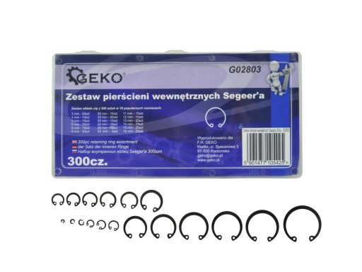 ROZŠÍRENÁ VNÚTORNÁ SÚPRAVA. SEGER RINGS 300 KS