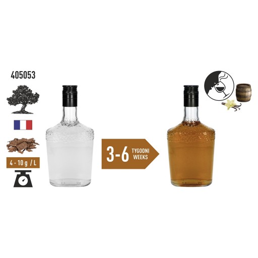 Dubové vločky, vanilkové hobliny, silno opečené, 50g