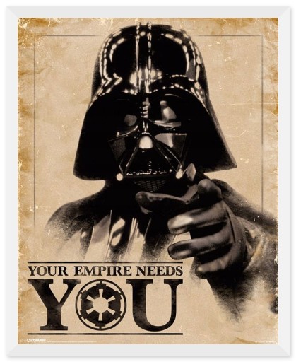 Plagát Star Wars Your Empire Needs You 40x50 cm