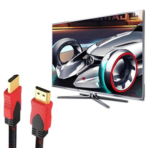 HDMI KÁBEL FULL HD UHD 4K 3D VYSOKORYCHLOSTNÝ KÁBEL 4,5M