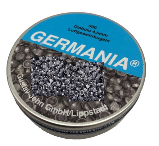 GERMANIA DIABOLO VZDUCHOVÉ ZVONKY 4,5MM 500 KS