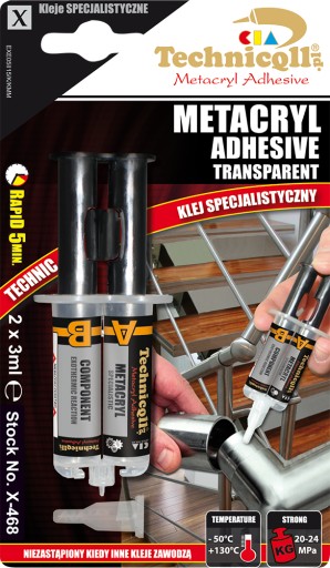 ČÍRE METAKRYLÁTOVÉ LEPIDLO 2X3ML