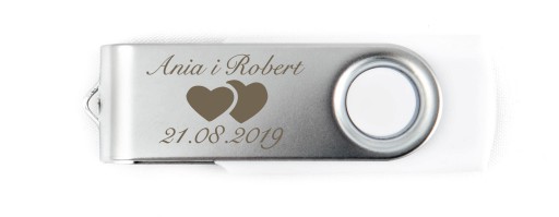 USB kľúč Pendrive 4 GB so svadobným gravírovaním