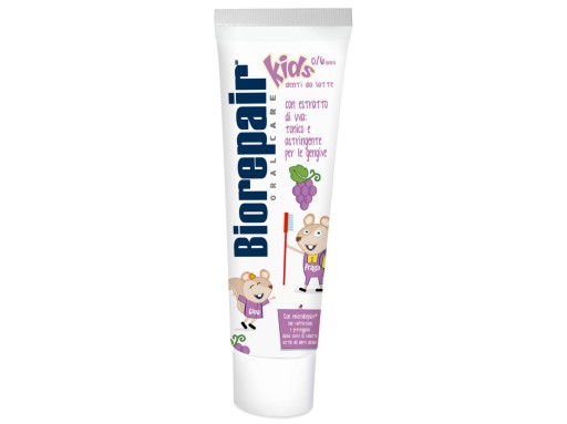 Biorepair Kids Pasta s hroznovou príchuťou pre deti 0-6 rokov - 50ml