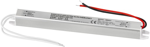 LED napájací zdroj 12V 24W 2A ULTRA SLIM Pre pásový transformátor