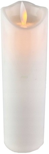 LED sviečka (5x17,5 cm) Moving Flame White Cortina 1 ks