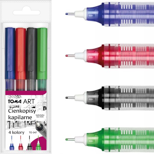TOMA TO-347 Kapilárna jemná linka 0,5 mm 4 farby