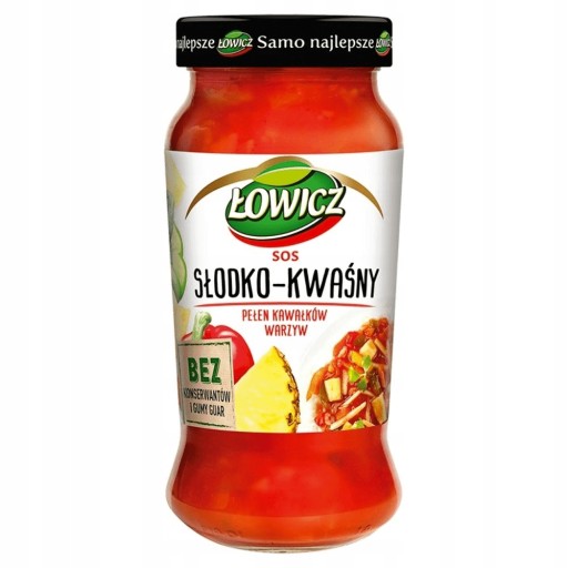 Sladkokyslá omáčka Łowicz s kúskami ananásu 500g