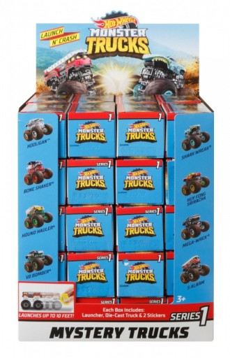 HOT WHEELS MONSTER TRUCKS MYSTERY TRUCKS MINI SURPRISE SÉRIA 1 GPB74