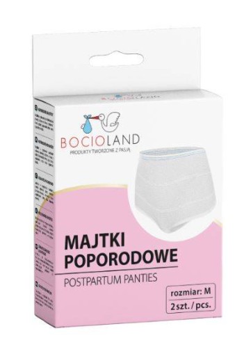 Bocioland popôrodné nohavičky zo sieťoviny 2 ks M BL026