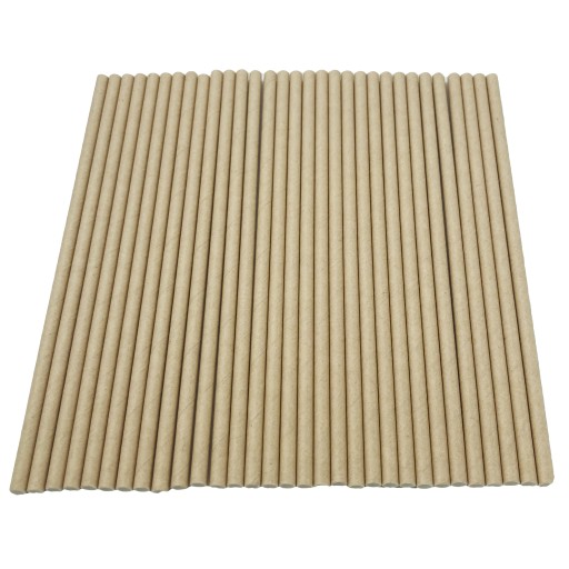 ECO bio kraft papierové slamky MEGA BAL 100 ks