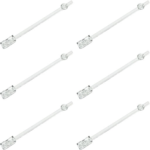 LEGO Rod 12L priehľadná priehľadná 42445 6276993 - 6 kusov