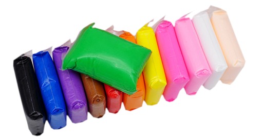 PLASTICINE SENSO FOAM POLYMER CLAY 12 ks