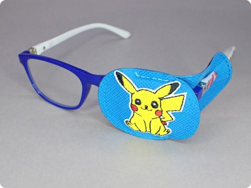 OBTURÁTOR SKLENENÝ KRYT M MODRÝ - 1KS PIKACHU