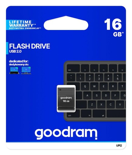 GOODRAM PENDRIVE PICCOLO 16GB pre malé mini auto