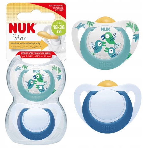 NUK STAR LATEXOVÉ UKLIDŇUJÚCE SEDADLO 2KS 18-36