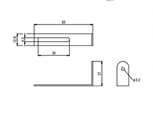 LP VPARTS VHK-001 podpora pickguard (CR)