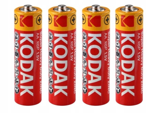 4x Batéria KODAK prstové batérie R06 R6 AA 1,5V