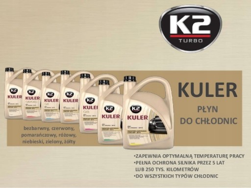 K2 KULER -35°C ZELENÁ 1L KVAPALINA RADIÁTOR