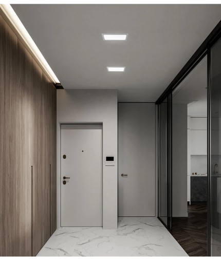 LED panel SQUARE RECESSED 3W 3-farebné stropné svietidlo